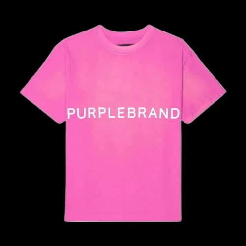 PURPLE BRAND Textured Jersey Tee 'Pink'