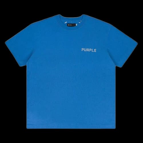 PURPLE BRAND Jersey Monogram T-Shirt 'Royal'