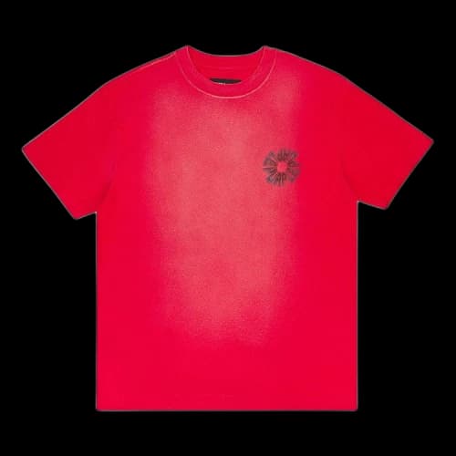 PURPLE BRAND Textured Jersey Short-Sleeve Tee 'Red'