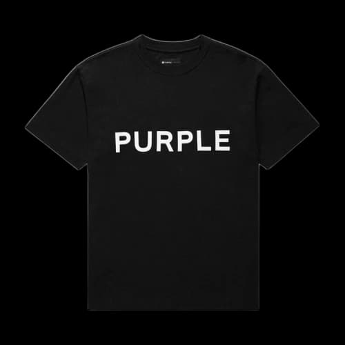 PURPLE BRAND Jersey Short-Sleeve Tee 'Black'
