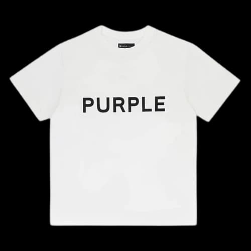 PURPLE BRAND Jersey Short-Sleeve Tee 'White'