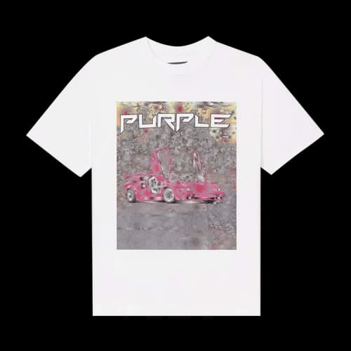 PURPLE BRAND Ditched Tee 'White'