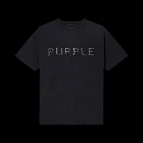 Purple Brand P104-TBMS226 Textured Jersey S/S Tee Black