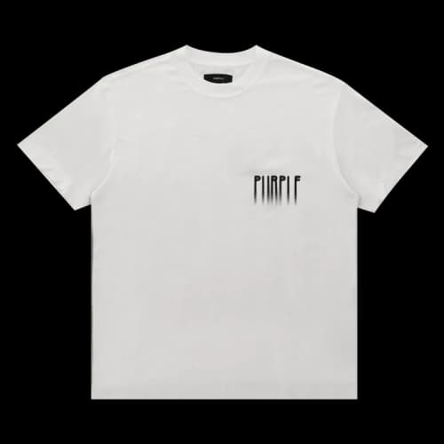 PURPLE BRAND Textured T-Shirt 'White'