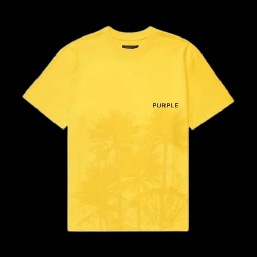 PURPLE BRAND Textured Jersey Tee 'Yellow'