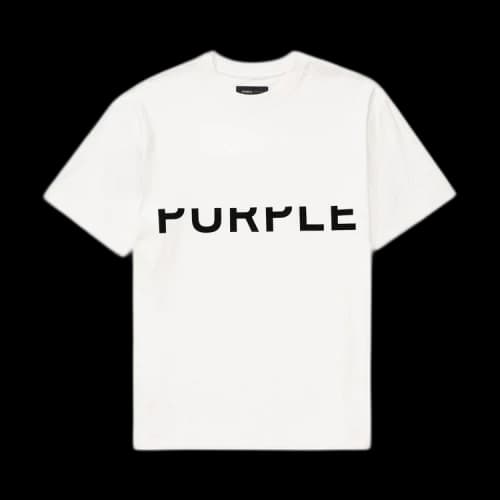 PURPLE BRAND Textured Jersey T-Shirt 'White'