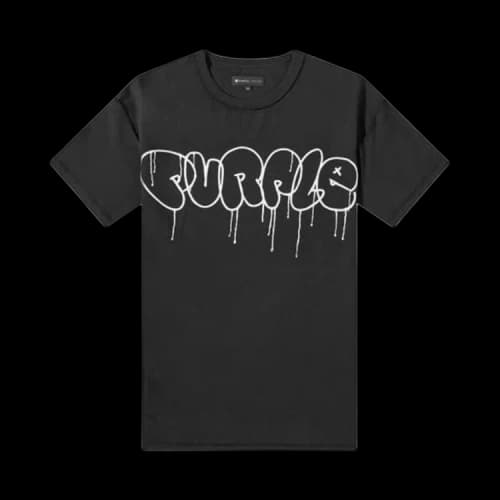 PURPLE BRAND Clean Jersey Short-Sleeve Tee 'Black'