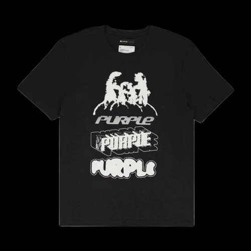 PURPLE BRAND Clean Jersey Short-Sleeve Tee 'Black'