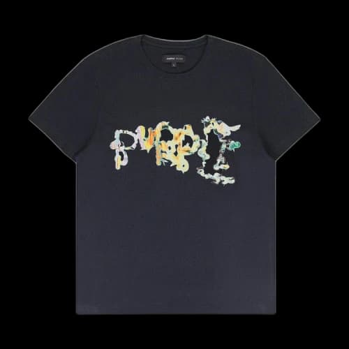 PURPLE BRAND Clean Jersey Short-Sleeve Tee 'Black'