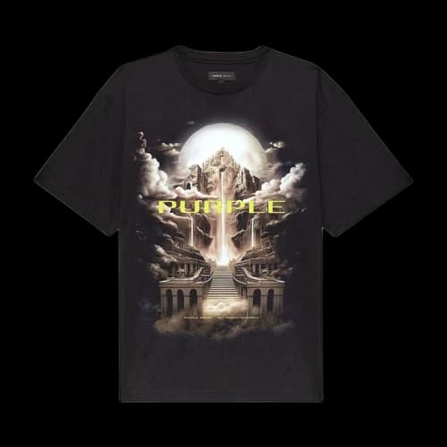 PURPLE BRAND Clean Jersey Short-Sleeve T-Shirt 'Black'