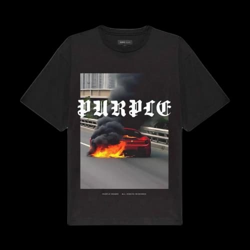 PURPLE BRAND Clean Jersey Short-Sleeve T-Shirt 'Black'