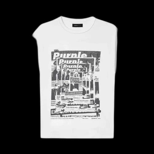 PURPLE BRAND Clean Jersey T-Shirt 'White'