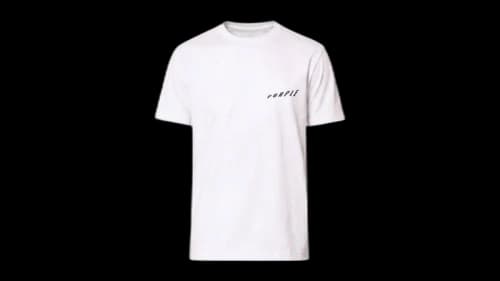 Purple Brand Clean Jersey SS Tee White