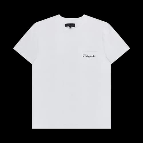 PURPLE BRAND Clean Jersey Pocket T-Shirt 'White'