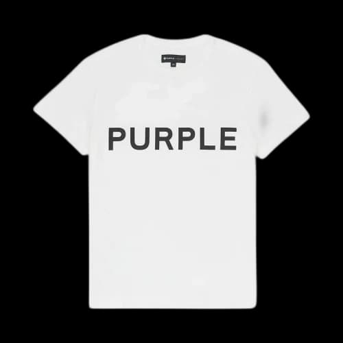 PURPLE BRAND Clean Jersey Short-Sleeve Tee 'White'