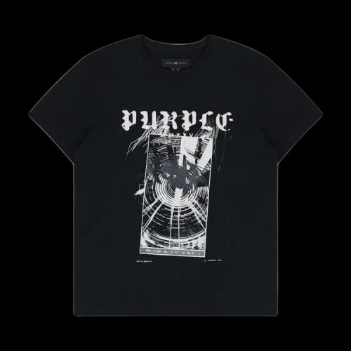 PURPLE BRAND Clean Jersey Short-Sleeve Tee 'Black'