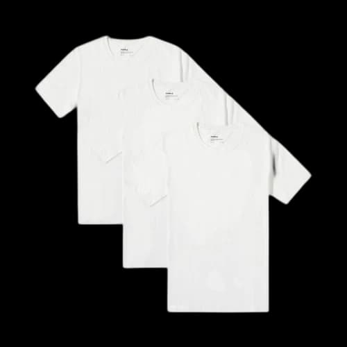 PURPLE BRAND Clean Jersey Short-Sleeve Tee (3 Pack) 'White'
