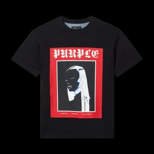 PURPLE BRAND Heavyweight Jersey T-Shirt 'Black'
