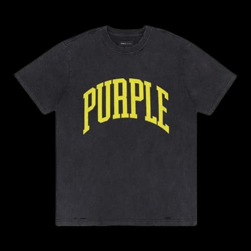 PURPLE BRAND Heavy Jersey Short-Sleeve Tee 'Black'