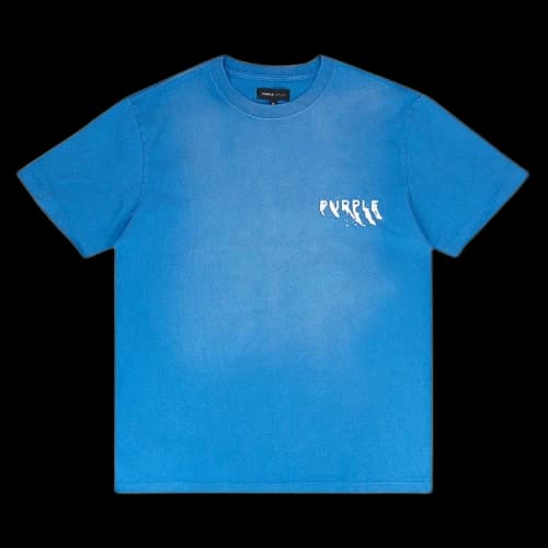 PURPLE BRAND Heavy Jersey Short-Sleeve Tee 'Blue'