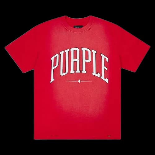 PURPLE BRAND Heavy Jersey Tee 'Red'