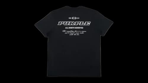Purple Brand HWT Jersey S/S Tee Black
