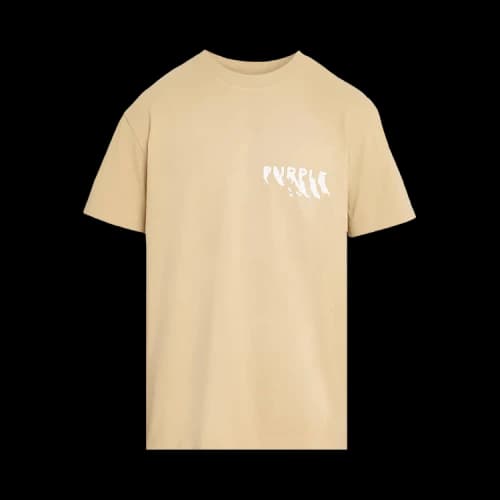 PURPLE BRAND Heavyweight Jersey Short-Sleeve T-Shirt 'Tan'