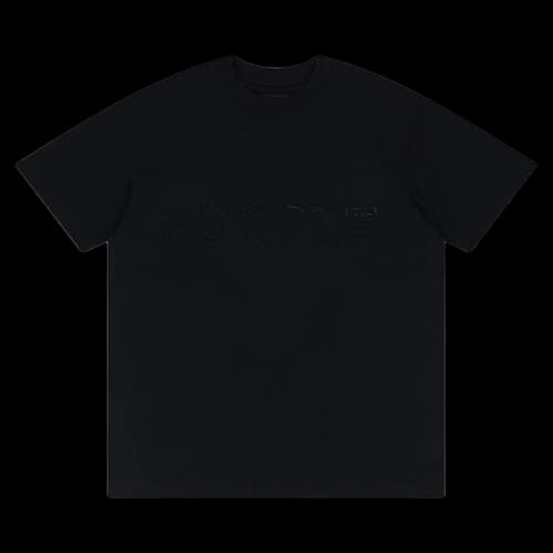 PURPLE BRAND Mercerized Jersey Short-Sleeve Tee 'Black'