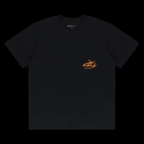 PURPLE BRAND Heavy Jersey Oversized Tee 'Black'