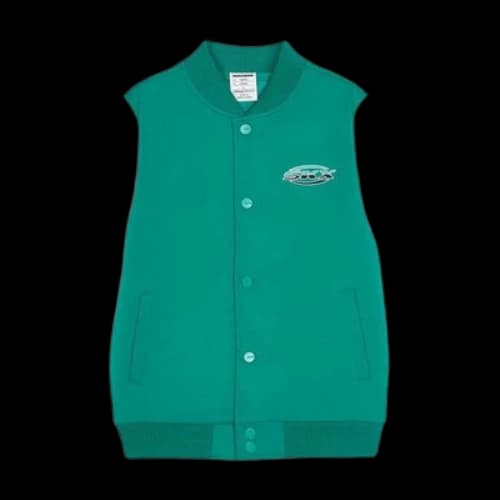 (GS) Skechers SKX Baseball Jacket 'Green White'
