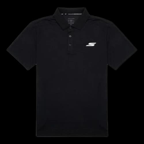Skechers Classic Logo Polo Shirt 'Black White'