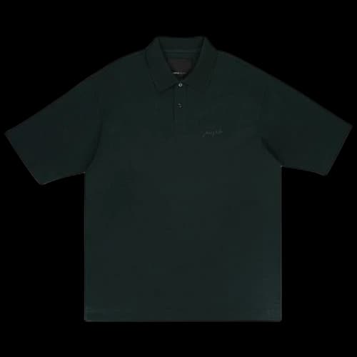 PURPLE BRAND Logo Patch Polo Shirt 'Green'