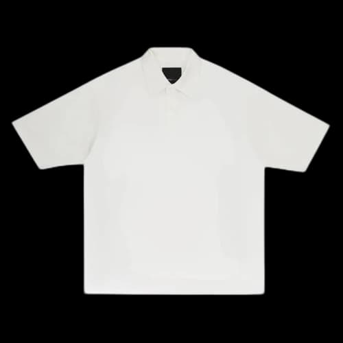 PURPLE BRAND Logo Patch Polo Shirt 'White'