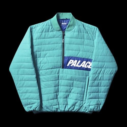 Palace Half Zip Packer 'Teal/Blue'