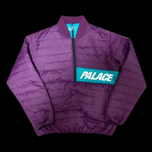Palace Half Zip Packer 'Blackberry/Teal'