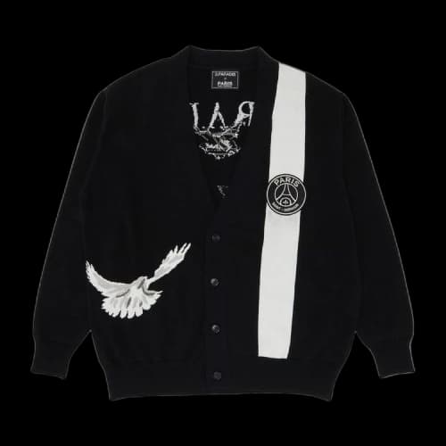 Paris Saint-Germain x 3.PARADIS Tour Eiffel Cardigan 'Black'