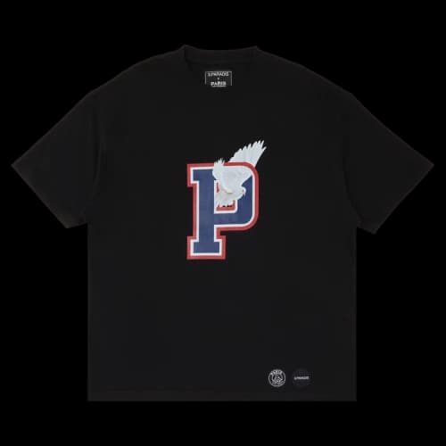 Paris Saint-Germain x 3.PARADIS Letterman T-shirt 'Black'