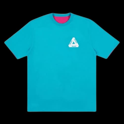 Palace Reverso T-Shirt 'Teal/Magenta'