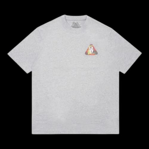 Palace Globular T-Shirt 'Grey Marl'