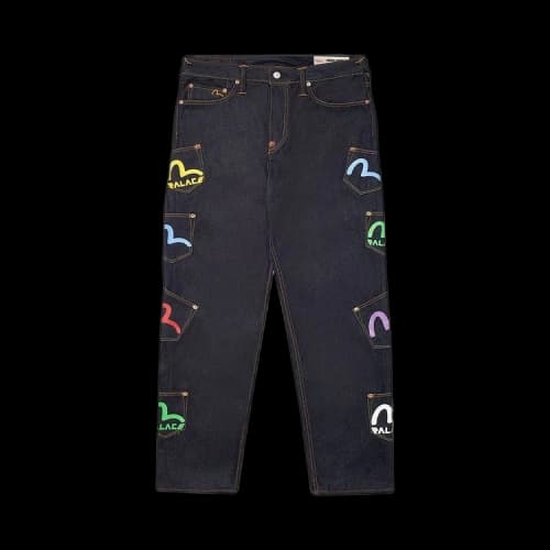Palace x Evisu Multi Pocket Jean 'Ingido'