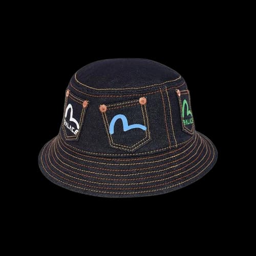 Palace x Evisu Bucket Hat 'Ingido'
