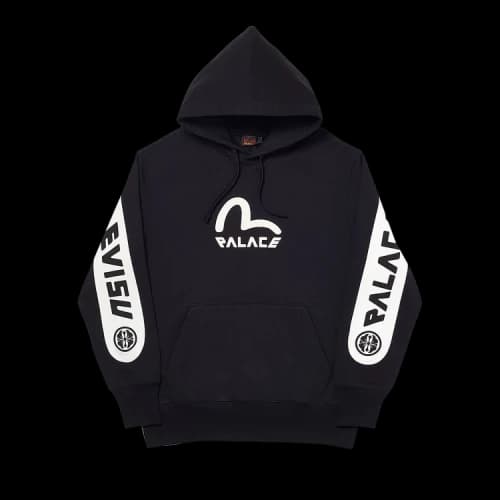 Palace x Evisu Hood 'Black'