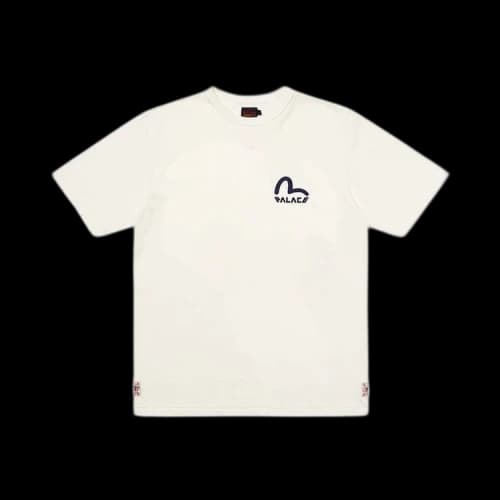 Palace x Evisu T-Shirt 'White'