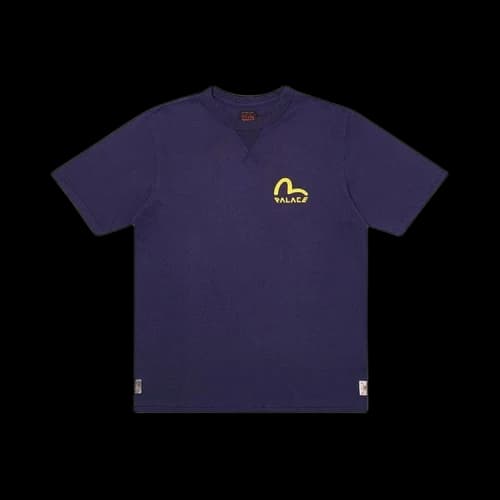 Palace x Evisu T-Shirt 'Navy'