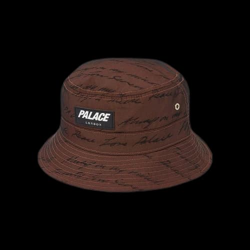 Palace Das Mind Bucket Hat 'Orange/Black'