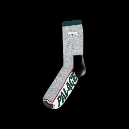 Palace Talking Sock 'Grey Marl'
