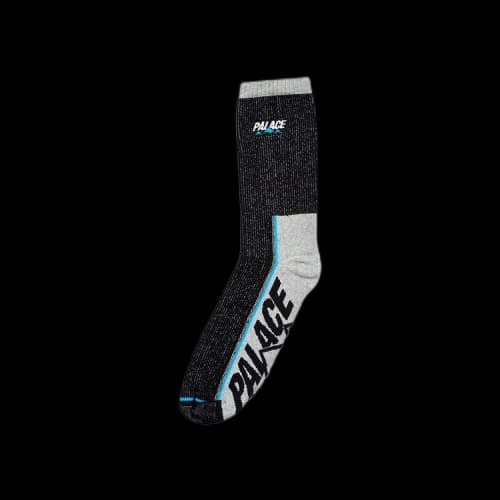 Palace Talking Sock 'Black Marl'