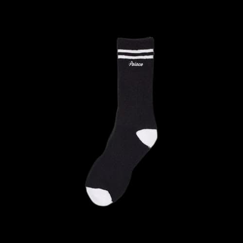 Palace Towelling Sock 'Black'