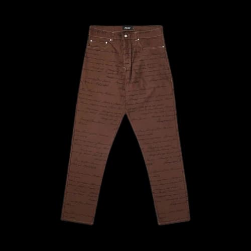 Palace Das Mind Trouser 'Orange/Black'