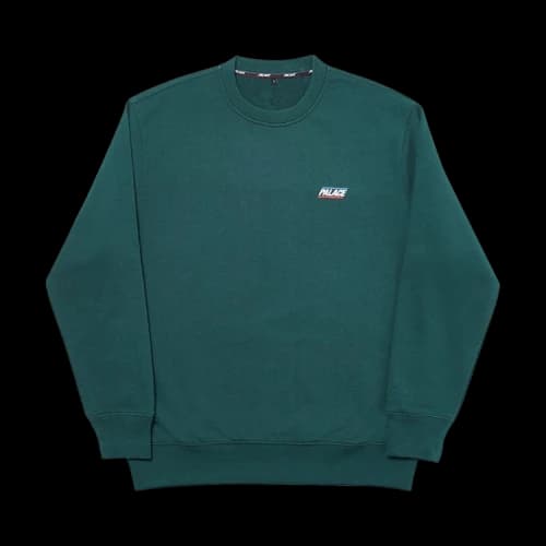 Palace Basically A Crew 'Dark Green'
